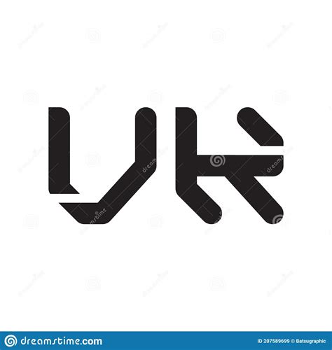 Vk Initial Letter Vector Logo Icon Stock Vector Illustration Of Icon