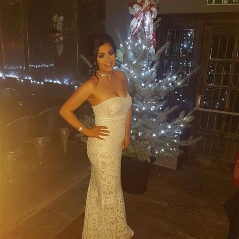 Jessica Wright Nude And White Lace Dress Size 10 Depop