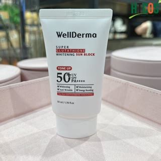 Kem Chống Nắng Nâng Tone WellDerma Super Glutathione Whitening Sun