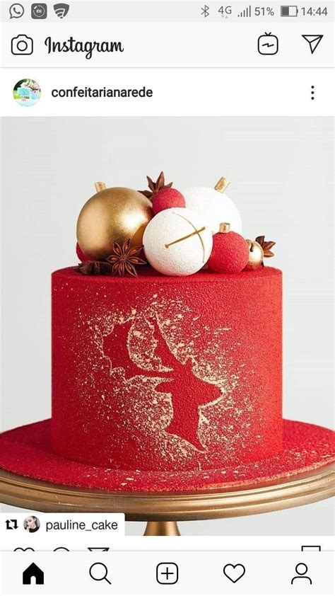 Pretty Cake Ideas For Your Next Celebration Christmas Themed Cake