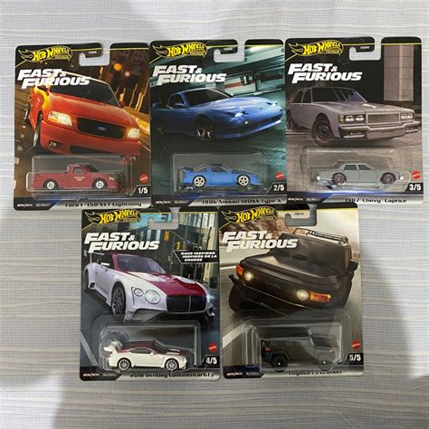 Hot Wheels Premium Rápido Y Furioso dash H 2024 Ford F 150 SVT Lightning 1996 Nissan 180SX
