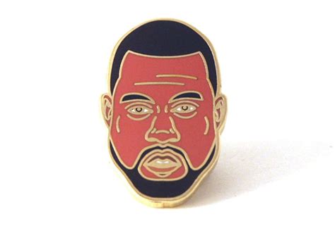 Kanye Pin Pin Kanye Black Rubber