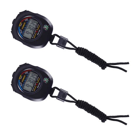 2 PCS Stopwatch Multi-function Game Stopwatches Practical Training ...