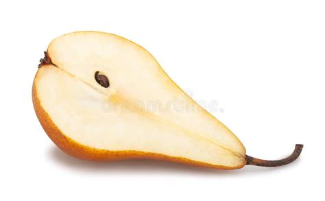 sliced yellow pear stock photo image  food spotted