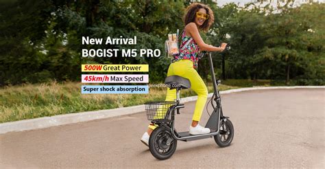 Bogist M Pro Review Folding Moped Electric Scooter At