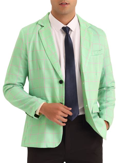 Lars Amadeus Formal Plaid Sports Coat For Men S Notch Lapel Prom