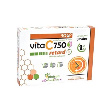 Pinisan Retardo Vita C 750mg 30 Cápsulas de 750mg Kuantokusta