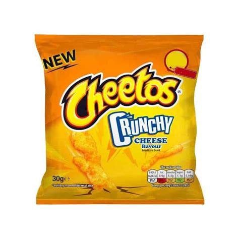 Cheetos Crunchy Cheese Flavour Fried Corn Snack 30g x 30 Bags ...