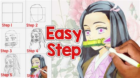 Nezuko Drawing Easy Step By Step Hot Sex Picture