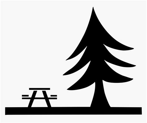 Picnic Table Clip Art Black And White, HD Png Download , Transparent ...