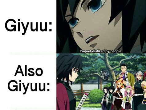 Giyuu Memes Slayer Meme Slayer Funny Anime Pics