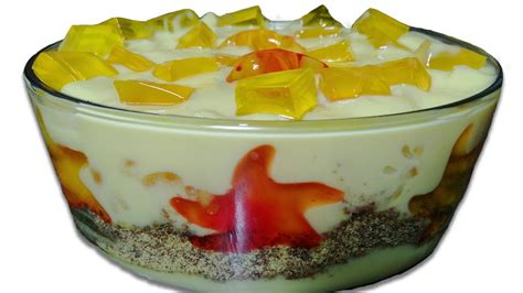 Fruit Custard Trifle Recipe Trifle Pudding Recipe Food Fort Youtube