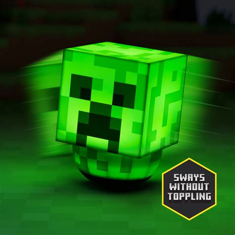 Minecraft Creeper Stehauf Tischlampe Elbenwald