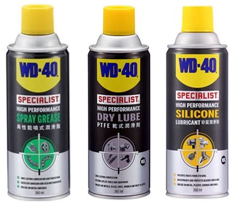 Wd40 Specialist 360ml Surface Sanitizerdry Lube Silicone Lubricant