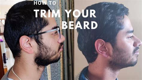 How To Trim Your Beard For Having A Defined Jawline Youtube