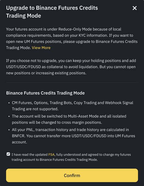 How To Use Binance Futures Credits Trading Mode Binance Credits