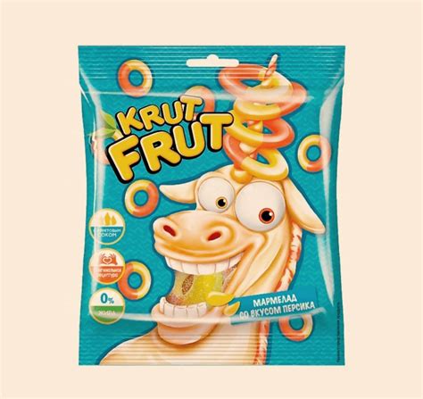 Мармелад KDV Krut Frut персик | отзывы