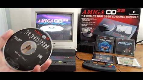 Commodore Amiga Cd Booting Then Loading Game The Chaos Engine Youtube