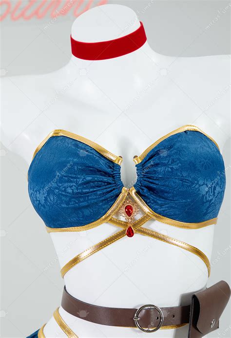 Women Marcille Derivative Sexy Lingerie Set Costume Bra Panty Set With Cloak And Skirt Cosplay