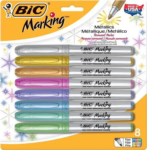 Bic Metallic Permanent Marker Pack Only Reg