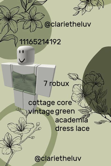 Roblox Outfit Codes Cottage Core