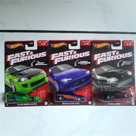 Hot Wheels Fast And Furious Supra Monalisa Skyline R Lancer Evo Shopee Thailand