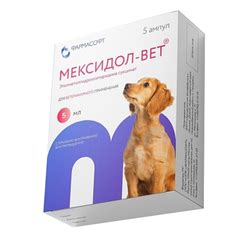 Мексидол-вет (5 шт, 5 мл, 5 %) - цена, купить онлайн в Москве, интернет ...