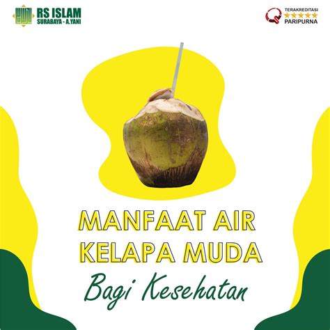 Manfaat Air Kelapa Muda untuk Kesehatan – RS Islam Surabaya