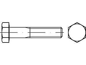 100 X CAB FASTENING Sechskantschrauben Mit Schaft ISO 4014 10 9 M 10 X