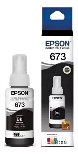 Tinta Epson T673 Negro Ecotank L800 L805 L810 L850 L1800