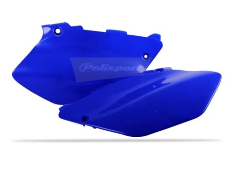 Plaques latérales Polisport bleu 250 YZ 2002 2014 CROSSMOTO FR 27 06 2024