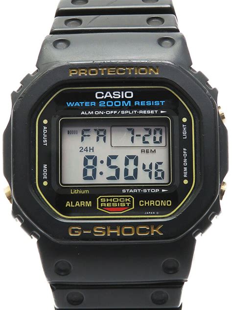 お宝 カシオ Gショック Dw 5600c 1 1987年 ビンテージ オールドカシオ 銀液晶 国内モデル スピード キアヌ オレンジ豆球