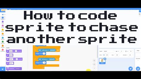 How To Code Sprite To Chase Another Sprite Scratch 3 YouTube