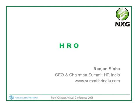 Human Resource Outsourcing Hro Ppt Free Download