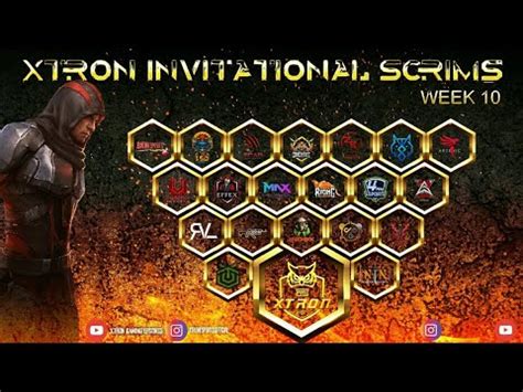 Xtron Invitational Scrims Week Day Jaz Gaming Youtube