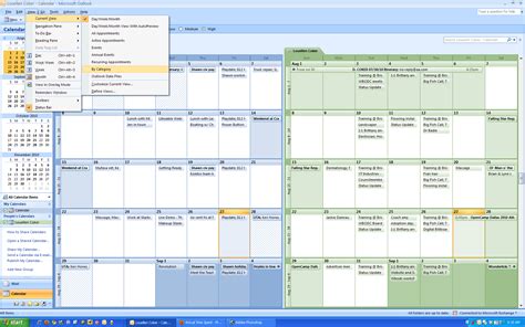 Print Calendar Appointments Outlook | Calendar Printables Free Templates