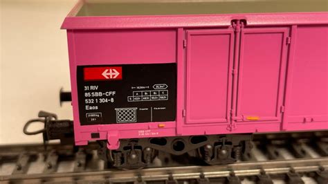 Märklin 4718 SBB Eaos Hochbordwagen pink Kaufen auf Ricardo