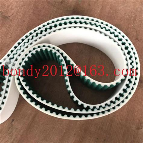 Industrial Seamless Pu Timing Belt HTD8M Tooth Type Green Rough Top Pu