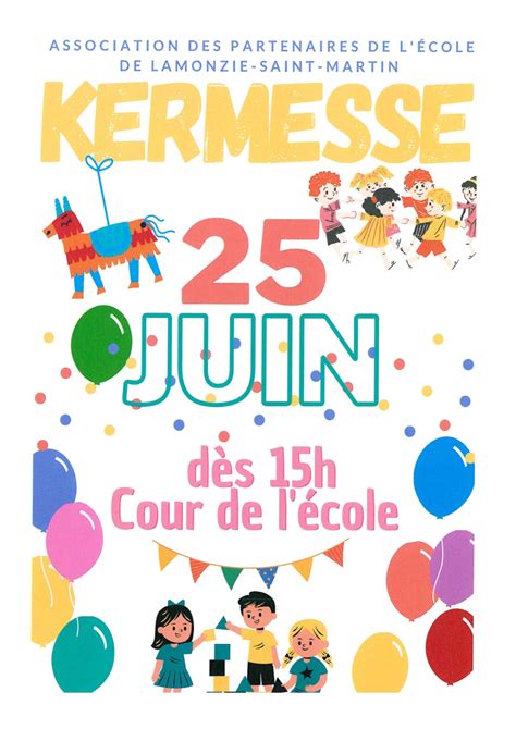 Samedi 25 Juin Kermesse Des Ecoles