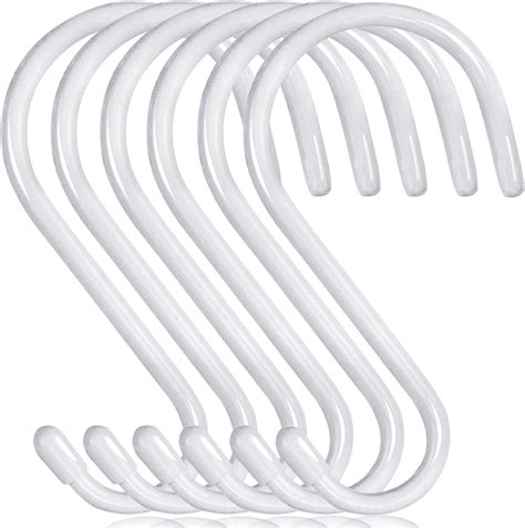 Dingee Inch Non Slip Rubber Coated White S Hook Heavy Duty Pack