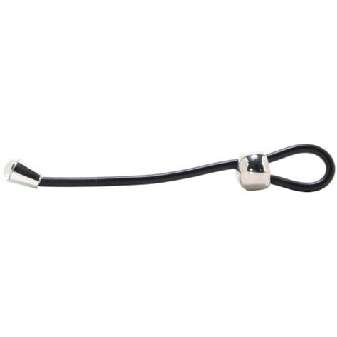 E Z Cinch Silicone Lasso Cock Ring Black Sex Toys At Adult Empire