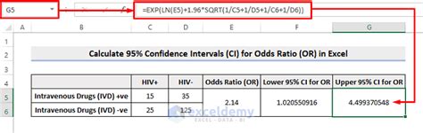 How To Calculate Odds Ratio Or In Excel Exceldemy