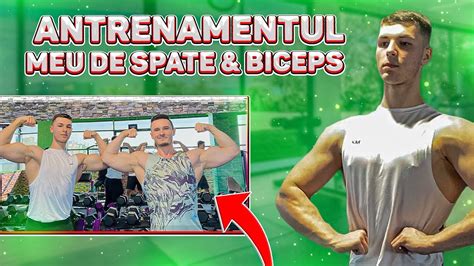 Antrenament Spate I Biceps La Coliseum Gym W Pirvu Mara Youtube