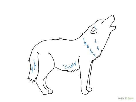 Easy Gray Wolf Drawing Clip Art Library