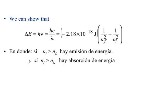 Modelo atòmico de Bohr PPT