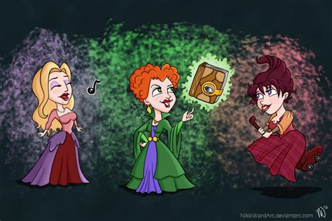 The Sanderson Sisters By Nikkiwardart On Deviantart