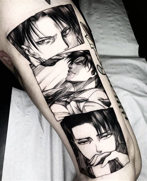 Levi tattoo | Attack on titan tattoo, Anime tattoos, Manga tattoo