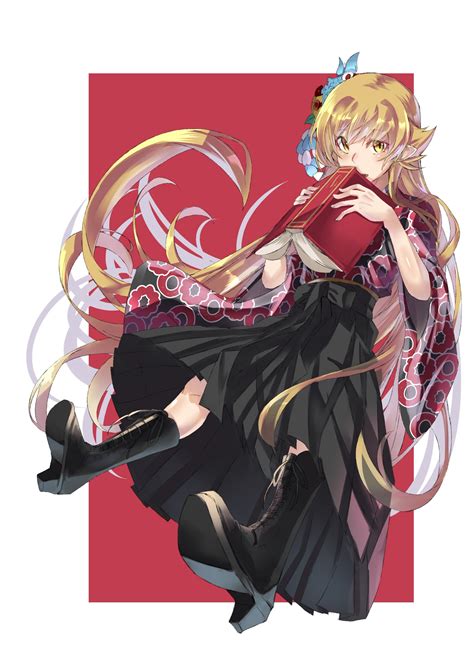 Oshino Shinobu Shinobu Oshino Kissshot Acerolaorion Heartunderblade