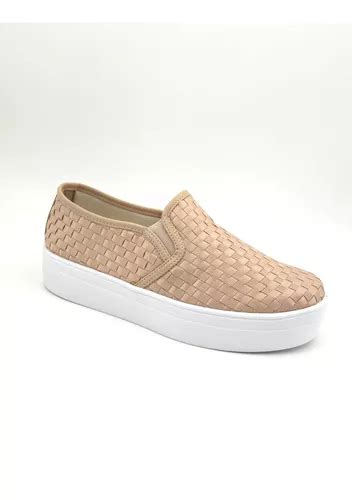 Tênis Slip On Flatform Tressê Nude Shoes 6001 Parcelamento sem juros