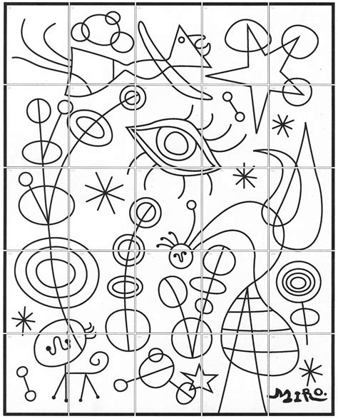 10 Joan Miro Worksheets Worksheeto